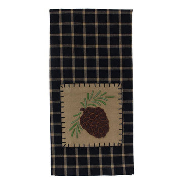 Pinecone Patch Towel  Set of 2 ET140102
