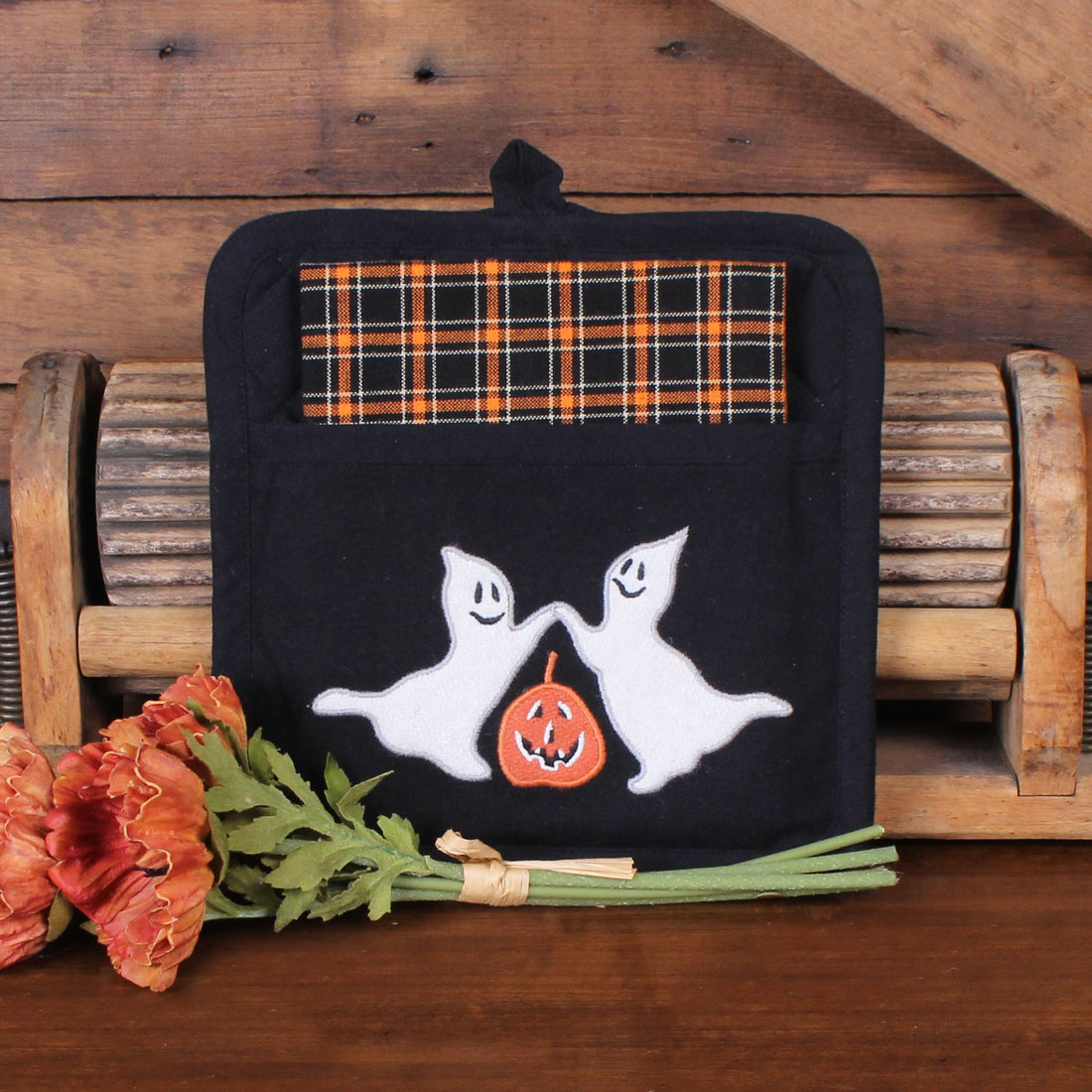 Dancing Ghosts Pocket Potholder Set - Home Collections by Raghu