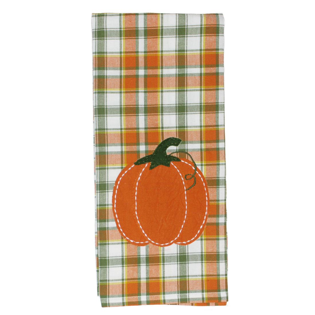 Fall Harvest Pumpkin Towel- Set of Two - Home Collections by Raghu