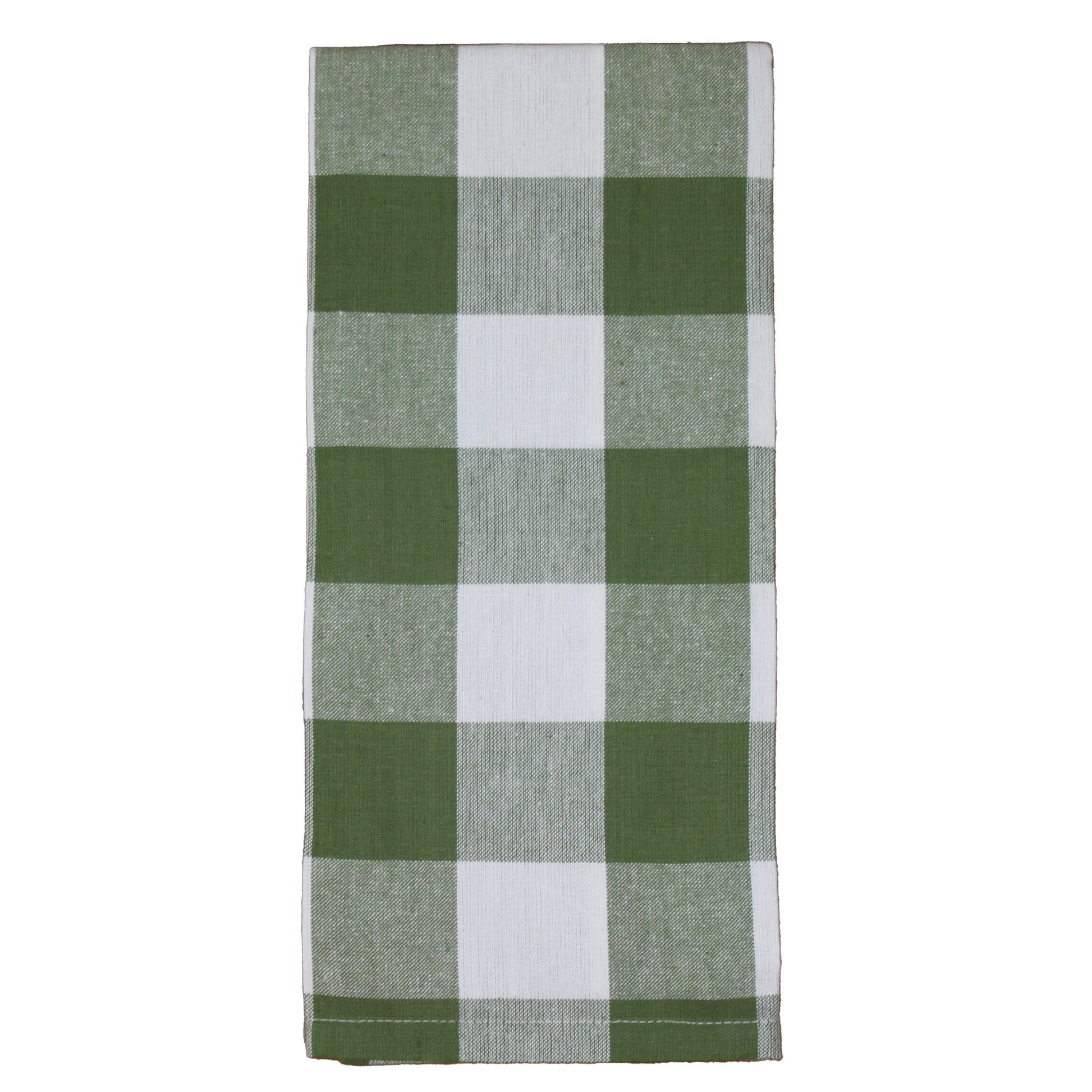 Buffalo Check Sage Sage Towel  - Home Collections by Raghu