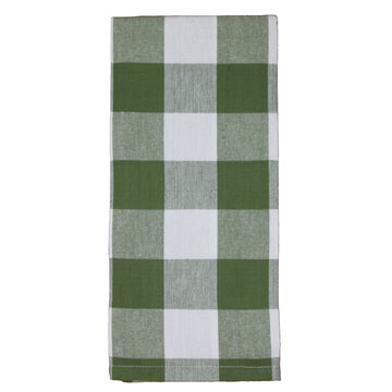Buffalo Check Sage Sage Towel  - Home Collections by Raghu