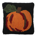 Pumpkin Wool Hooked Pillow 14 In - Home Collections by Raghu