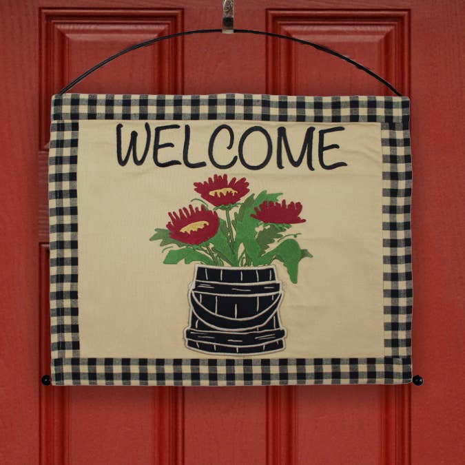 Flowers in Firkin Pennant- - Home Collections by Raghu