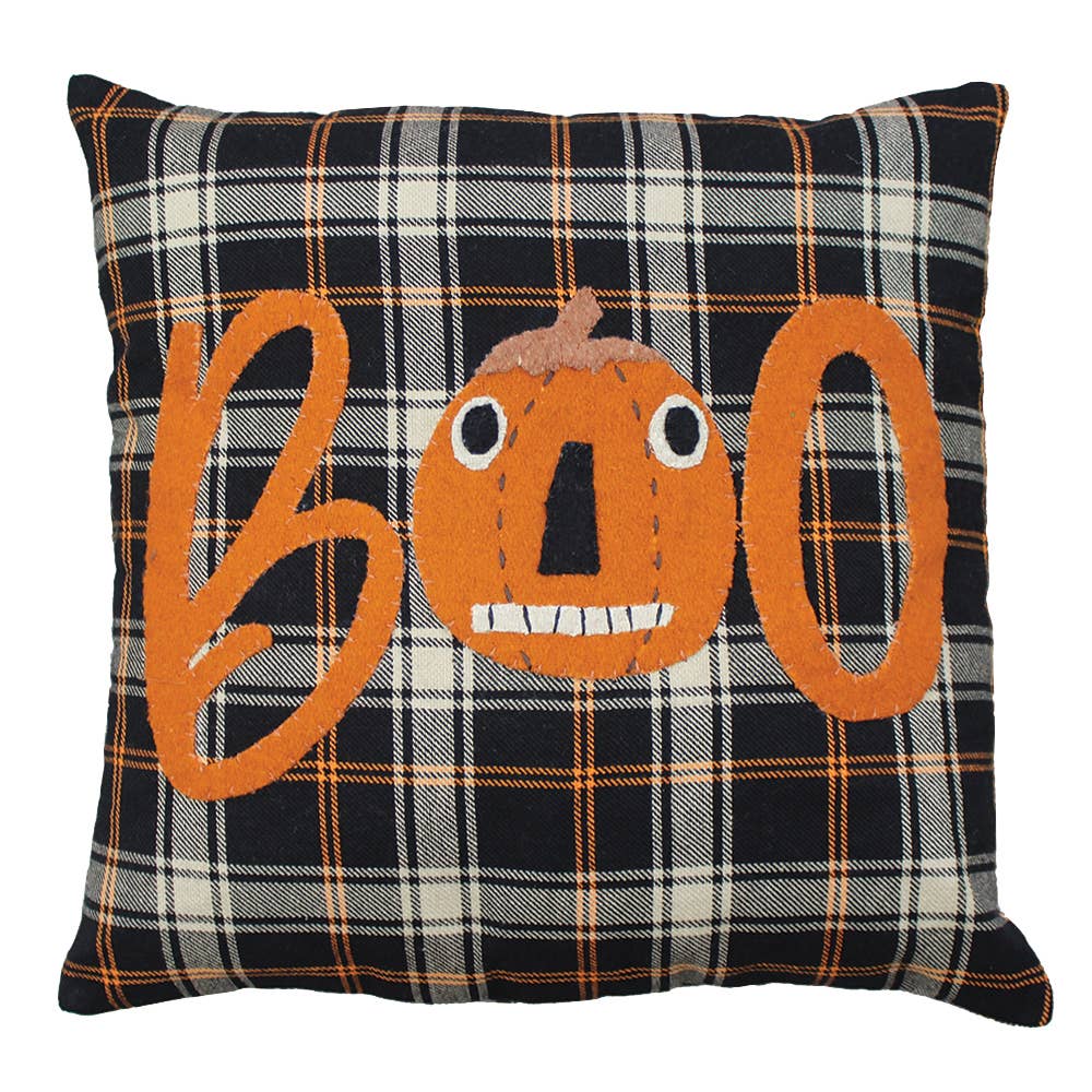 Primitive Fall Plaid Pillow - Home Collections by Raghu