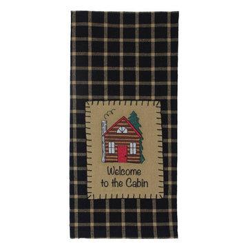 Welcome to The Cabin Towel  Set of 2 ET140100