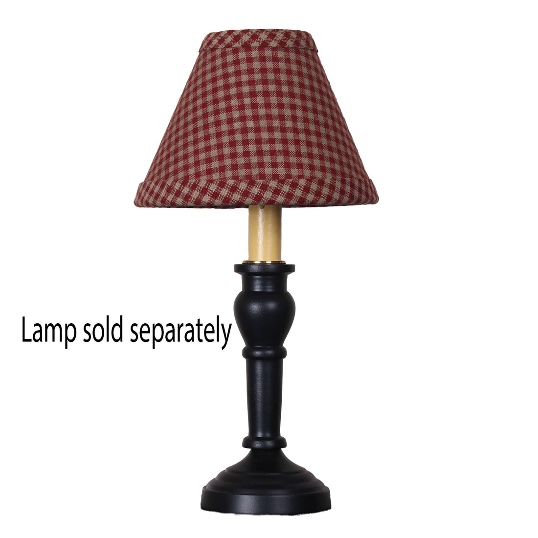 Newbury Gingham Barn Red 6 In Shade - Home Collections by Raghu