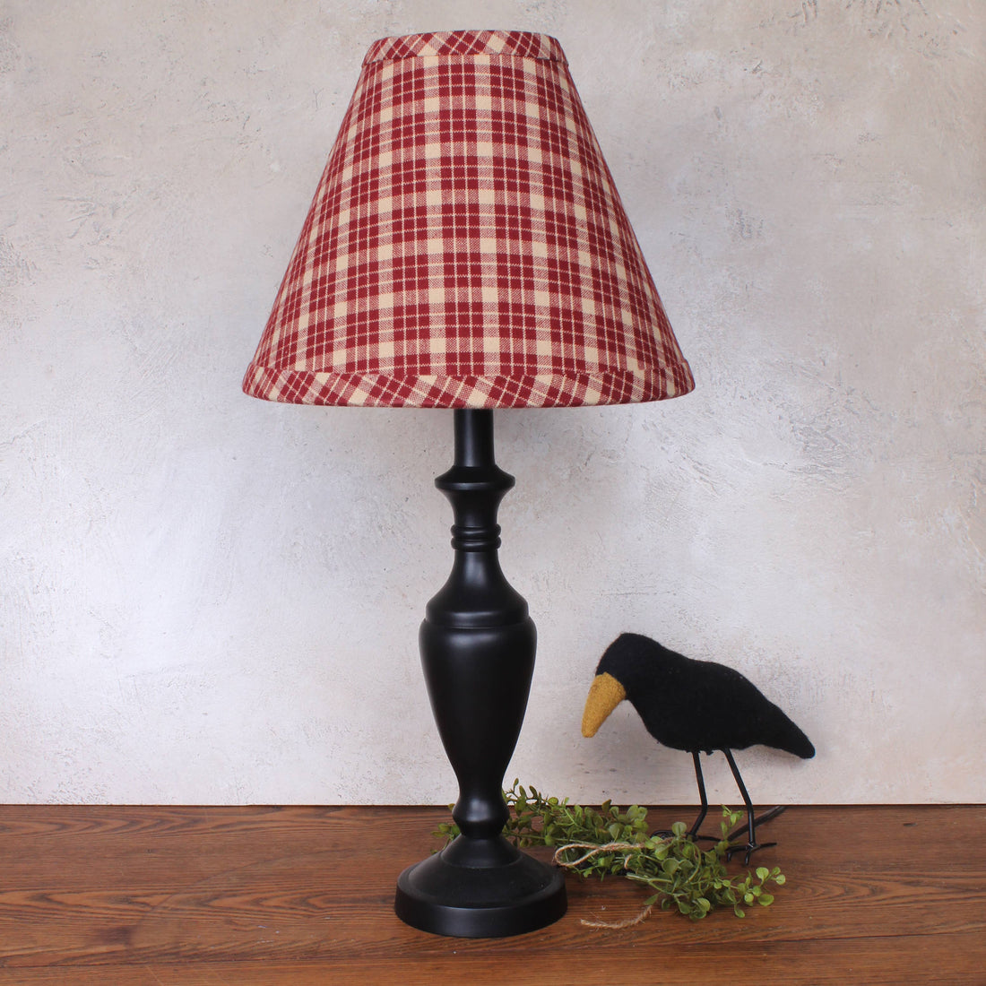 Appleton Barn Red Plaid 10" shade 0R113017- Home Collections by Raghu