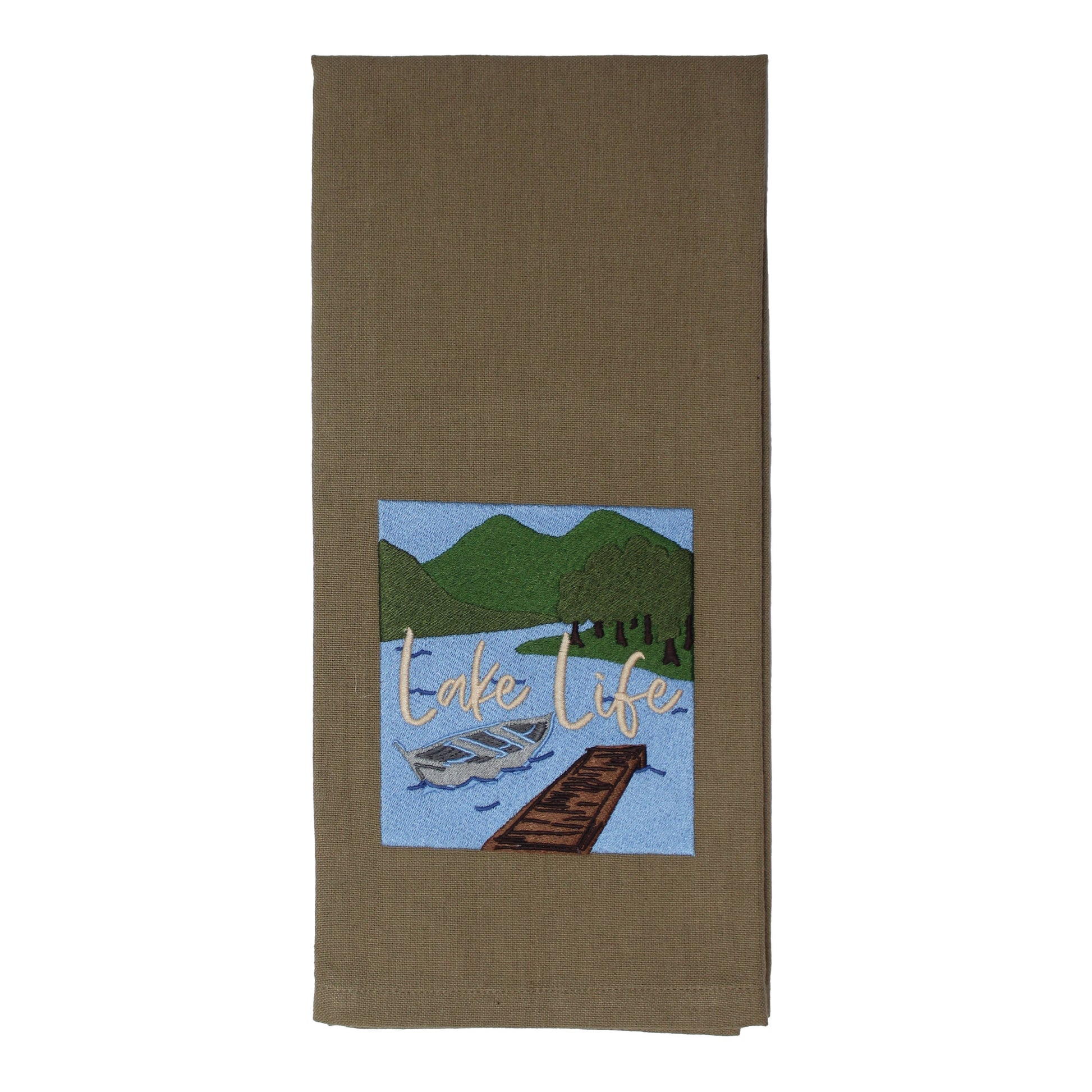 Lake Life Towel- Set of Two - Home Collections by Raghu