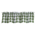 Buffalo Check Sage Sage Valance  - Home Collections by Raghu
