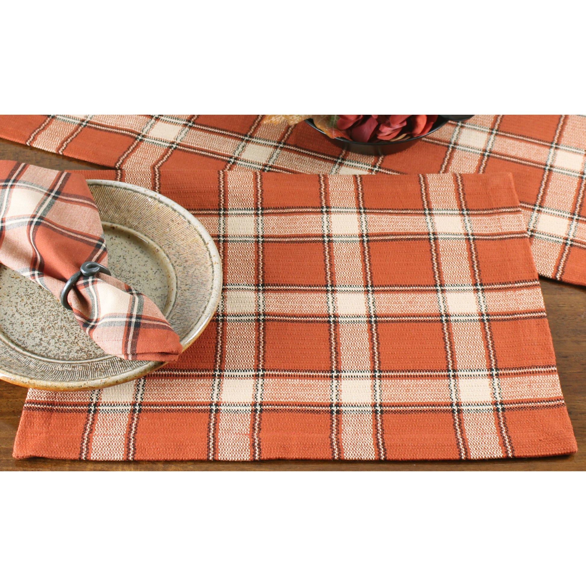 Harvest Moon Orange Placemat  - Home Collections by Raghu
