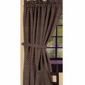 Black-Nutmeg Kingston Jacquard Drapery 86