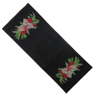 Pinecones and Bells Table Runner TR724611