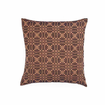 Black-Tan Marshfield Jacquard Pillow Cover - Home Collections by Raghu
