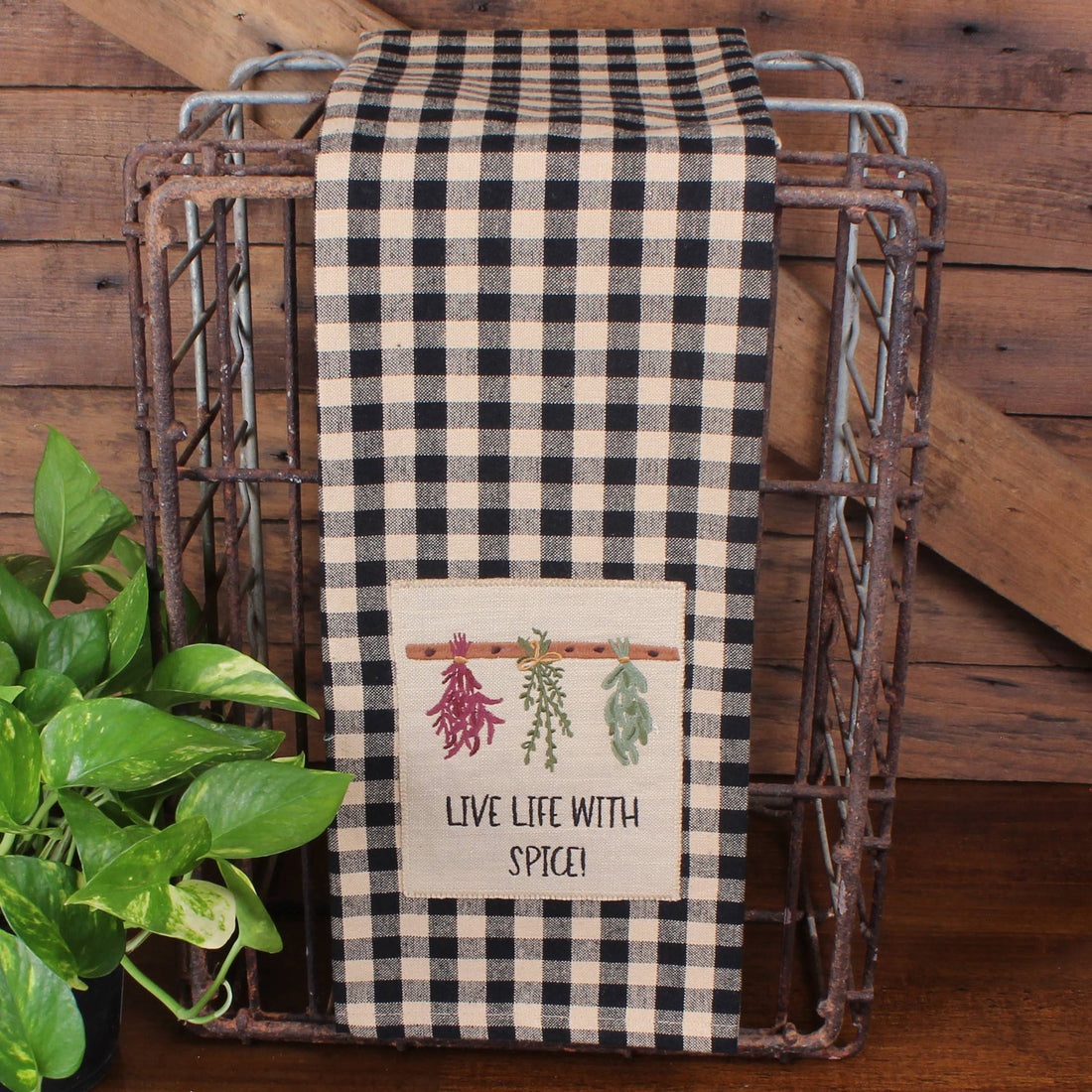 Live with Spice Towel- Set of Two - Home Collections by Raghu