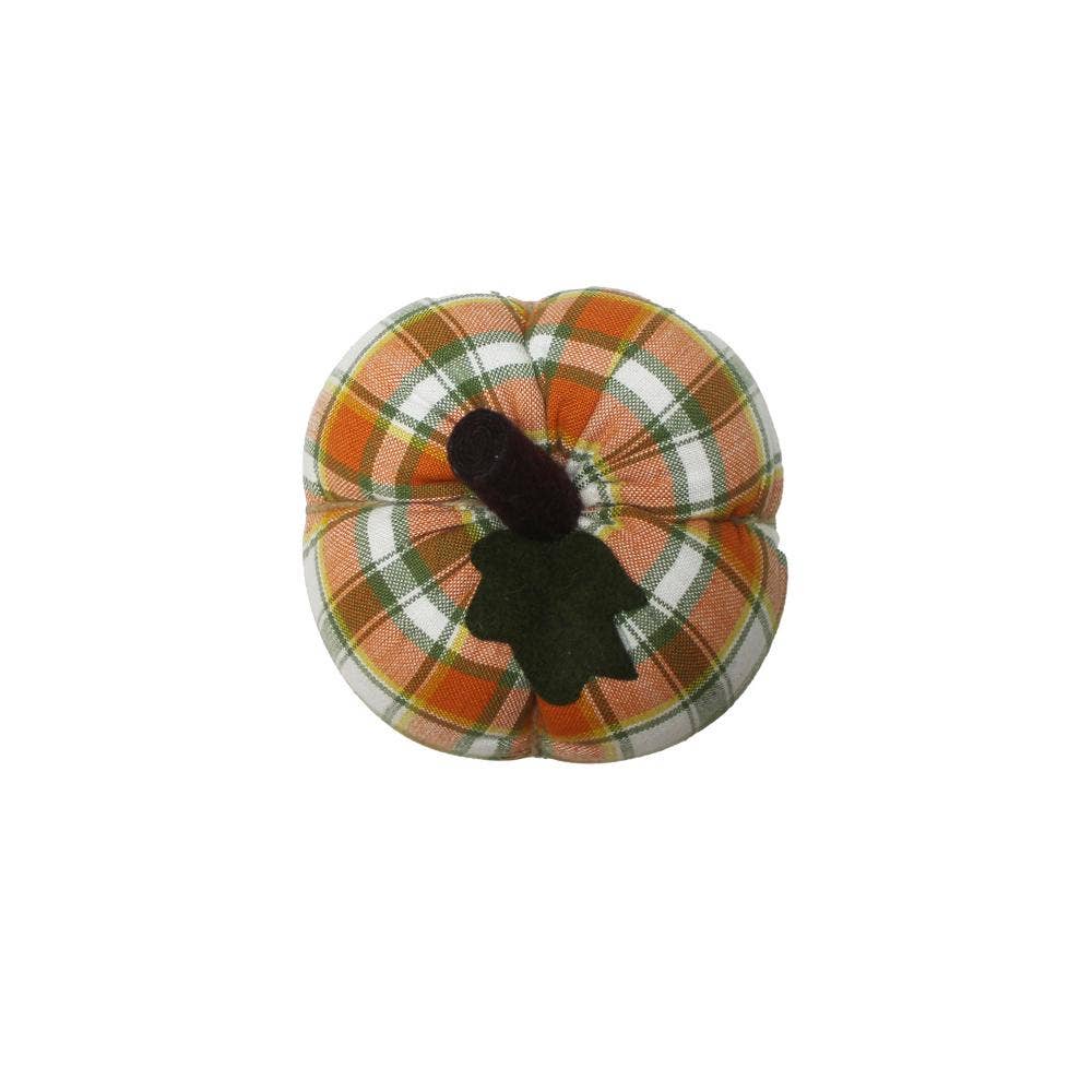Fall Harvest Plaid Pumpkin 4x3 ON810529