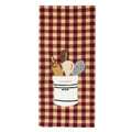 Utensil Crock Towel- Set of Two - Home Collections by Raghu