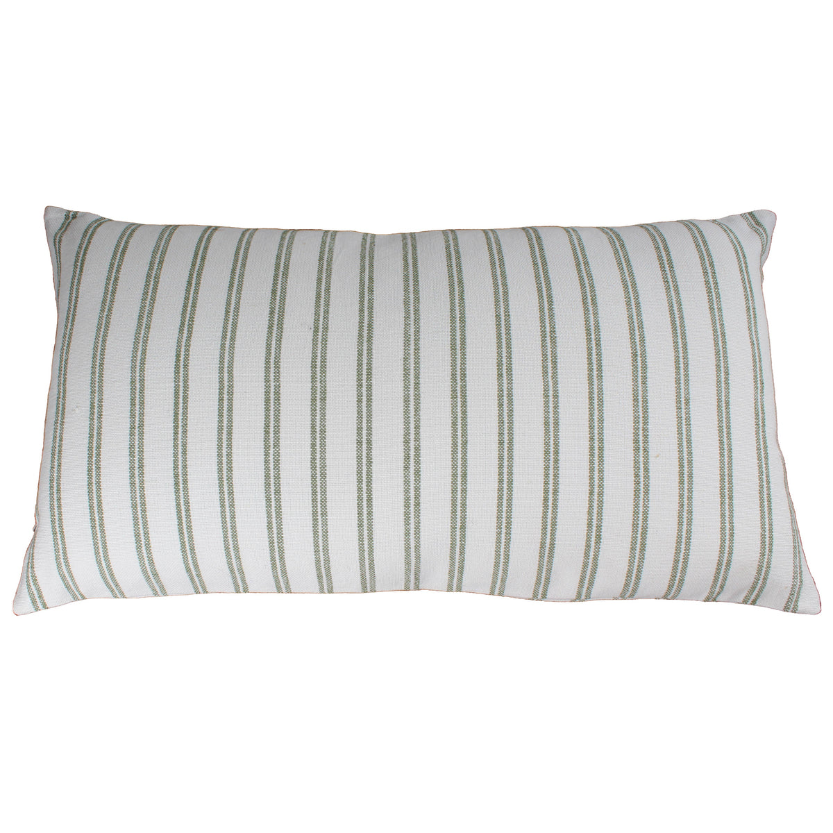 Grain Sack Sage Sage Lumbar Pillow Cover  - Home Collections by Raghu