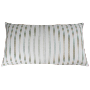 Grain Sack Sage Sage Lumbar Pillow Cover  - Home Collections by Raghu