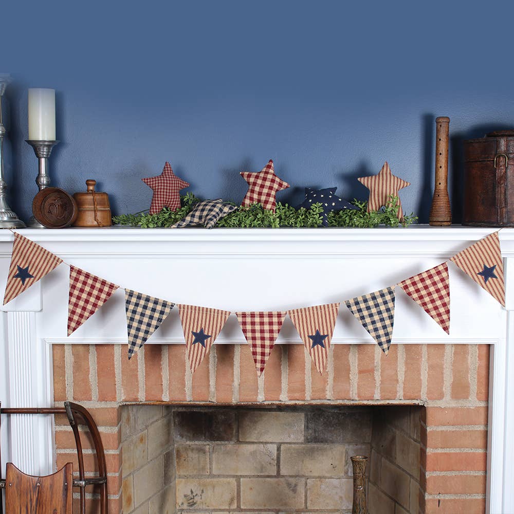 Liberty Flag Garland Garland - Home Collections by Raghu