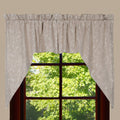 Taupe Candlewicking Taupe Swag Lined - Home Collections by Raghu