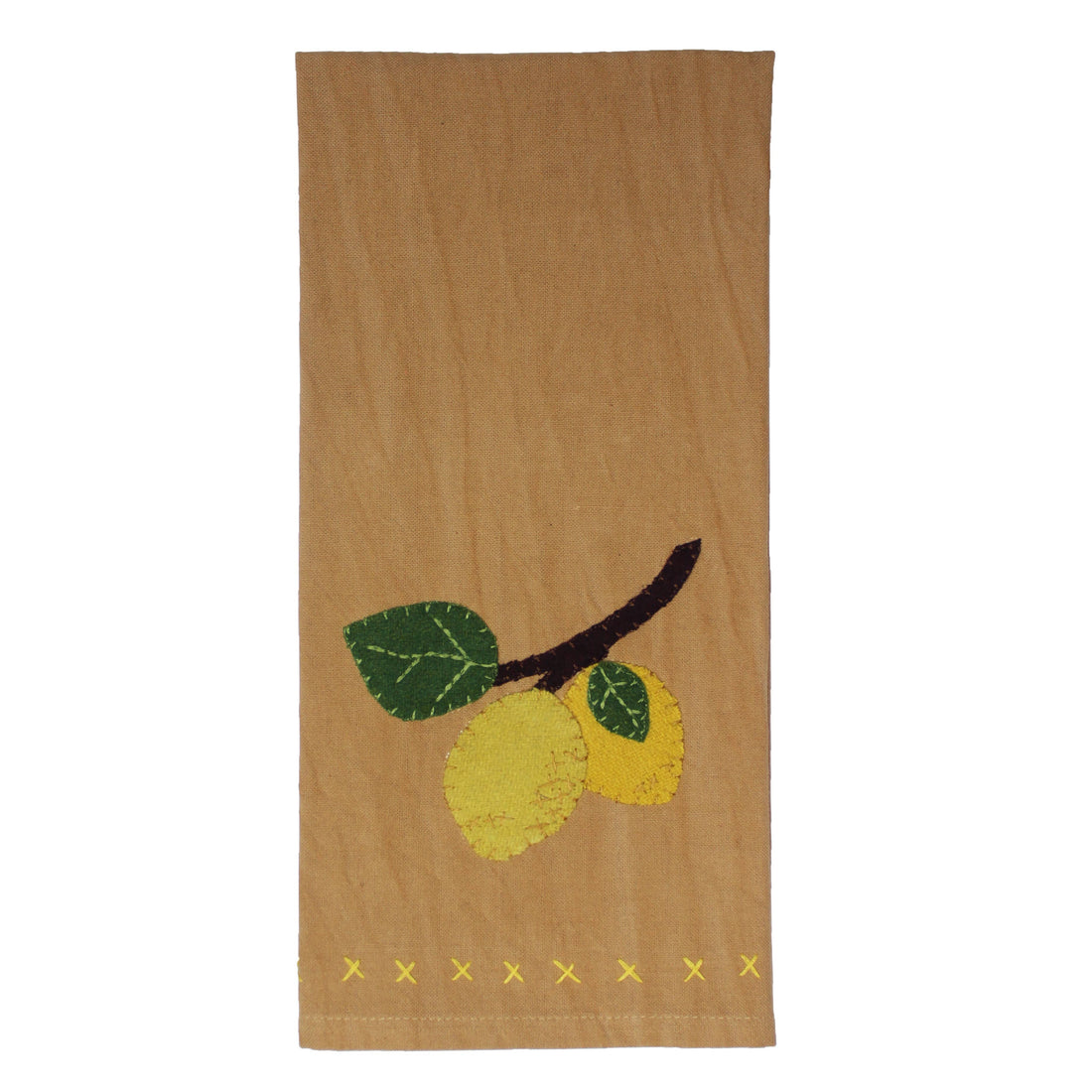 Lemons Towel- Set of Two - Home Collections by Raghu